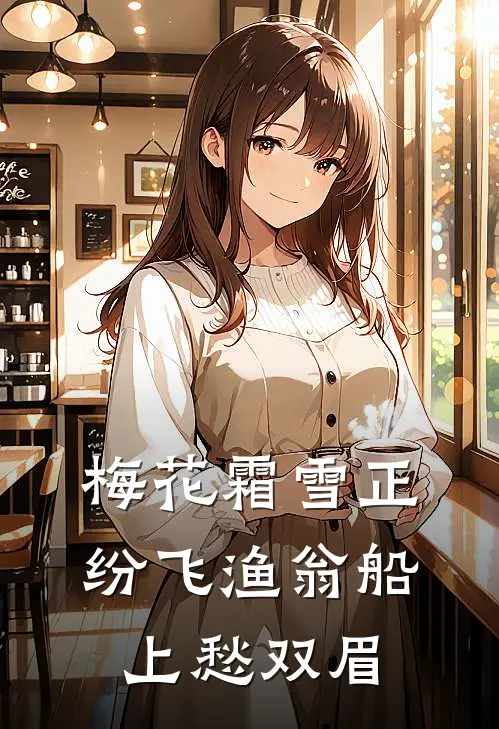 梅花霜雪正纷飞渔翁船上愁双眉