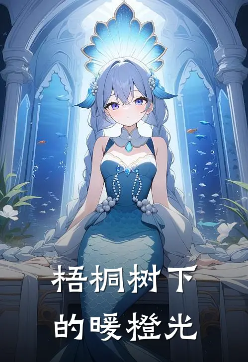 梧桐树下的暖橙光