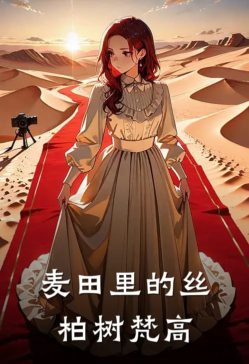 麦田里的丝柏树梵高