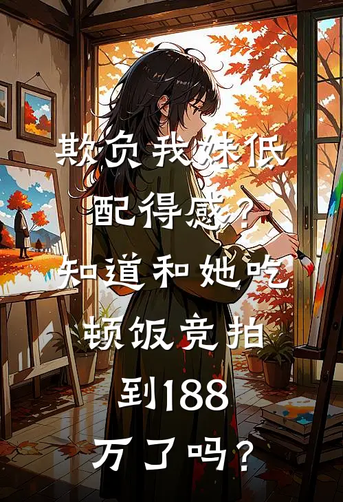 欺负我妹低配得感？知道和她吃顿饭竞拍到188万了吗？