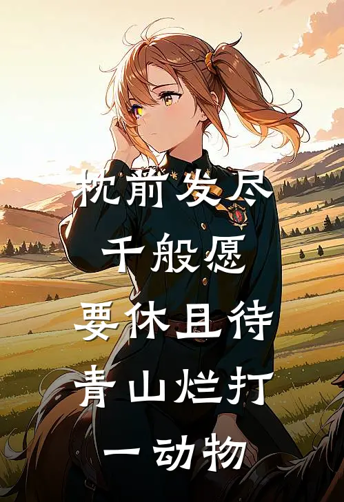 枕前发尽千般愿,要休且待青山烂打一动物