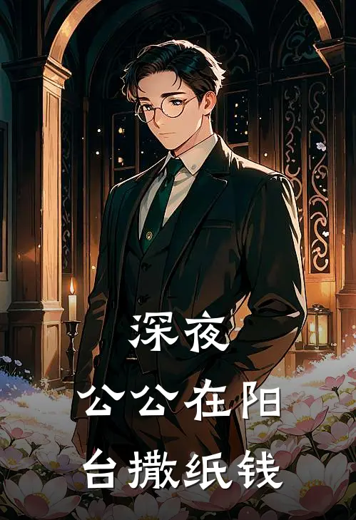 深夜，公公在阳台撒纸钱